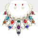 Accented Pearl Statement Necklace